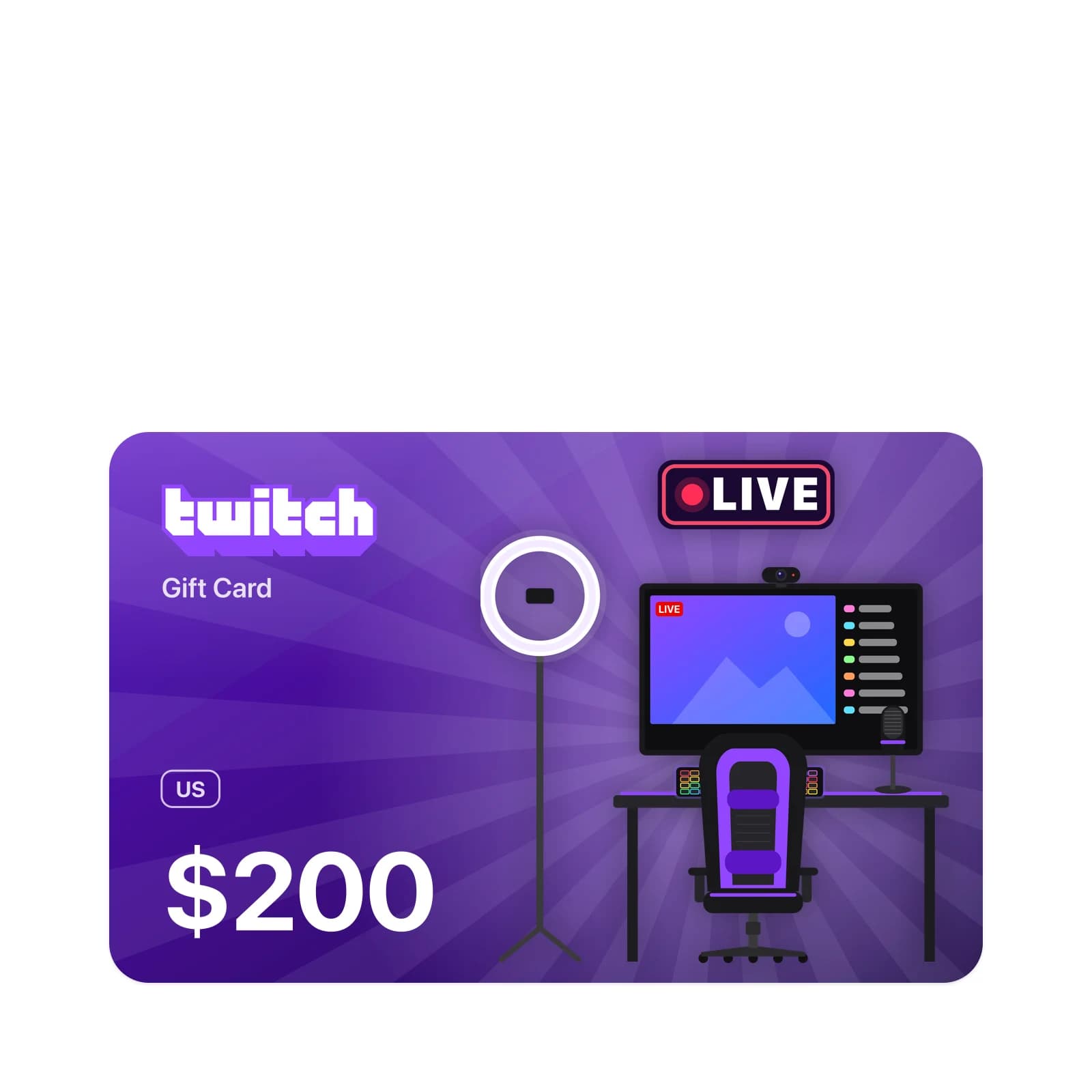 Twitch Gift Card (US)